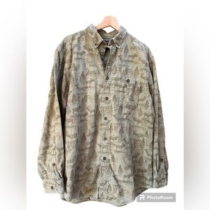 Woolrich button down flannel shirt men’s large